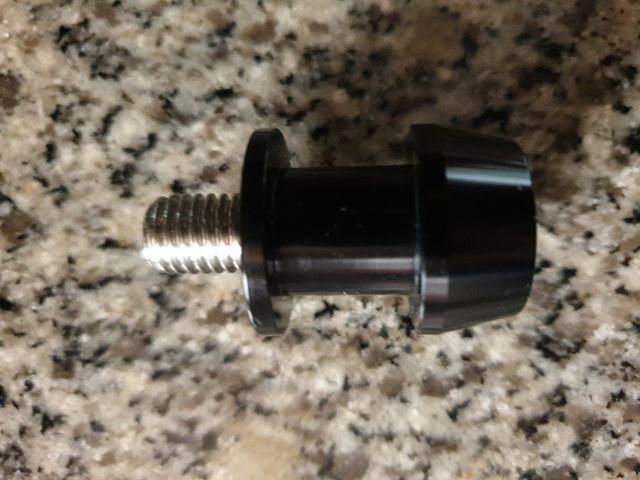 SOPORTE DIAVOLO CARRETE ALUMINIO NEGRO MOTO M10