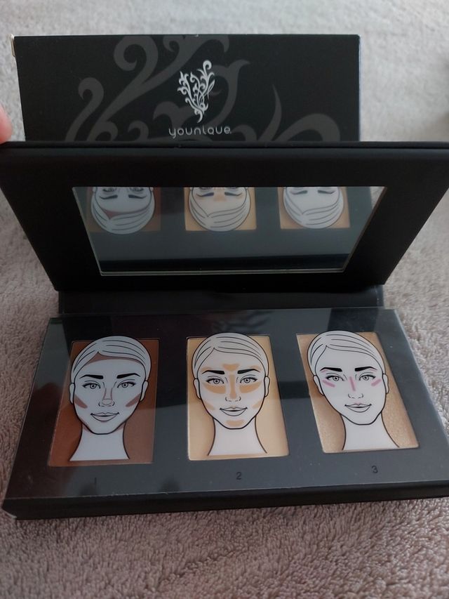 paleta para hacer contorno