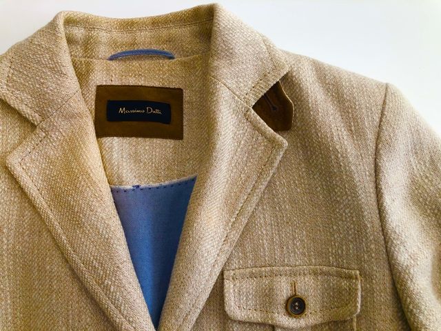 Americana beige Massimo Dutti talla 38