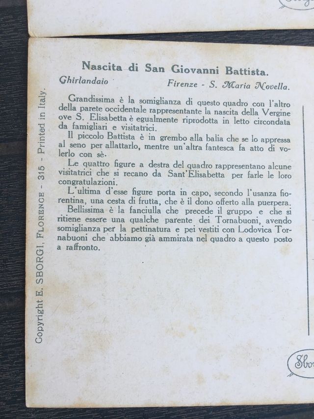 Italiano postales antiguas 6 con funda