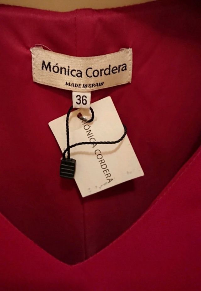 Vestido Rojo Mónica Cordera