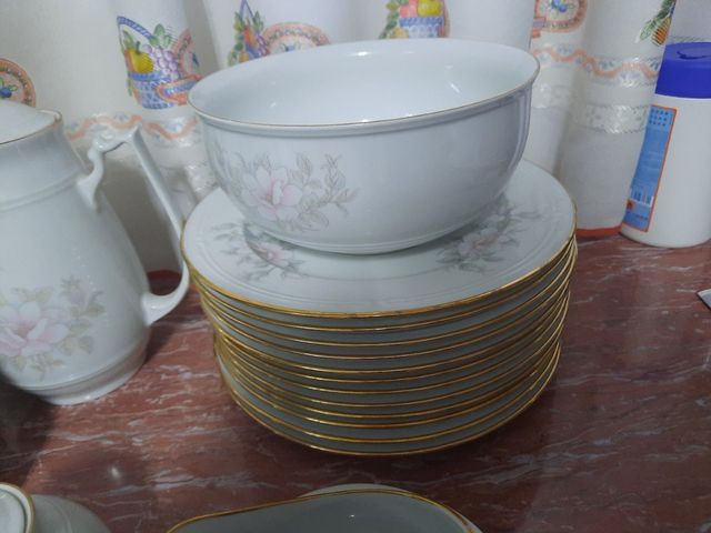 vajilla sin estrenar