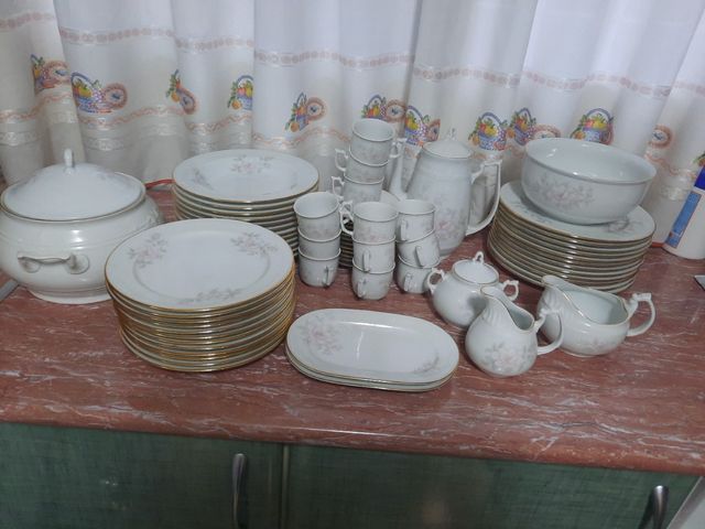 vajilla sin estrenar