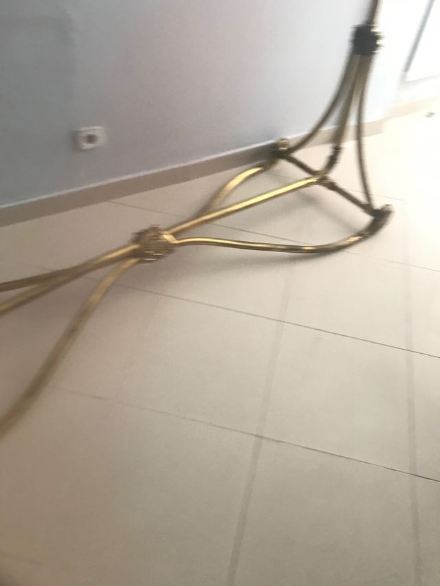 Perchero Art Deco de bronce