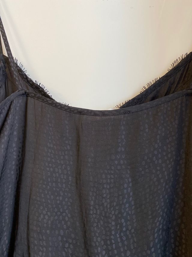 Top lencero negro. NUEVA