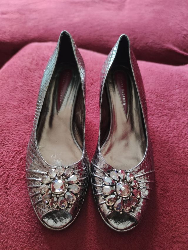 ZAPATOS FIESTA SARA NAVARRO MUJER T. 39
