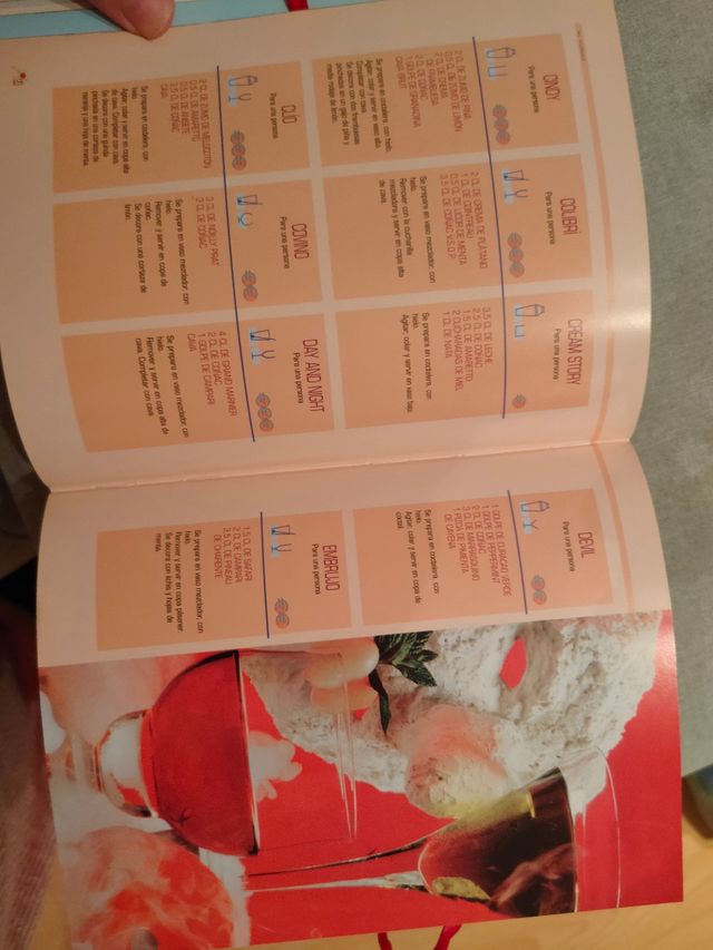 Libro de recetas de cócteles