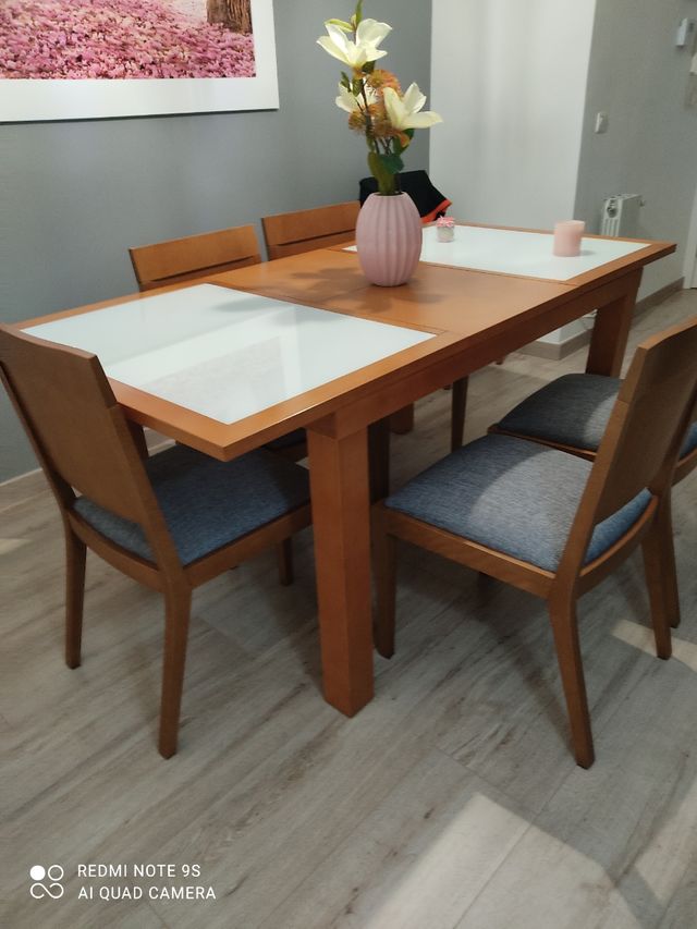 vendo mesa y sillas comedo