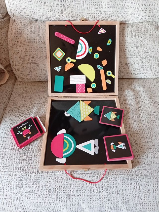 juego magnético  de creación de figuras