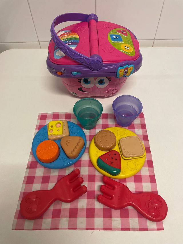 Cesta merienda Lead Frog juguete interactivo