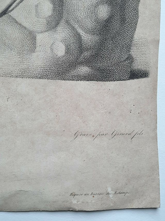 Grabado Academico del Siglo XIX