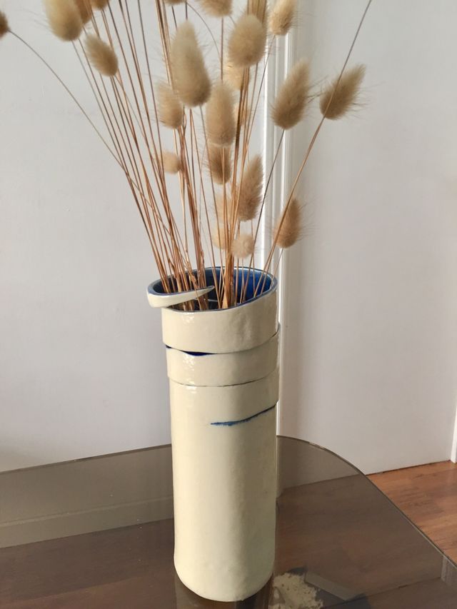 Jarrón cerámica hecho a mano