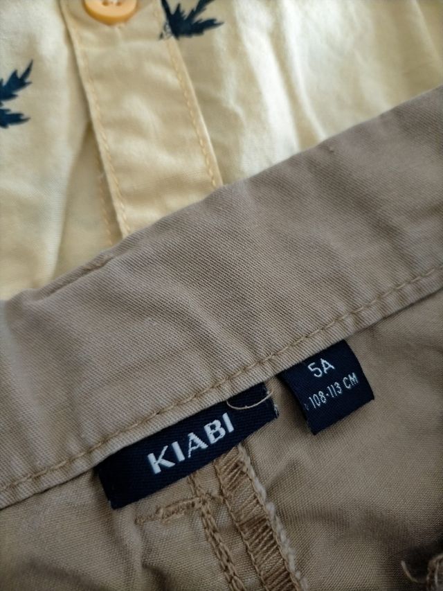 Set maglietta e camicia corta e pantaloncini