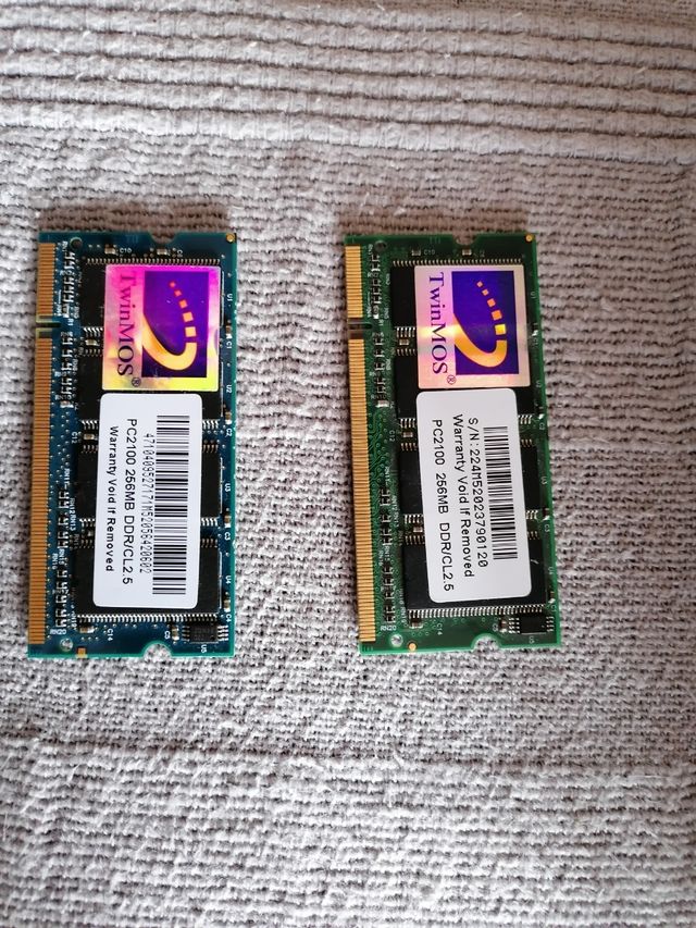 Memória RAM do computador portátil