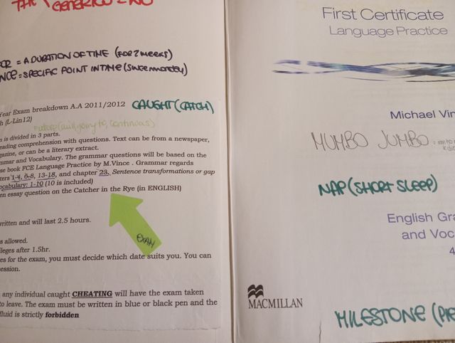 English grammar and vocabulary