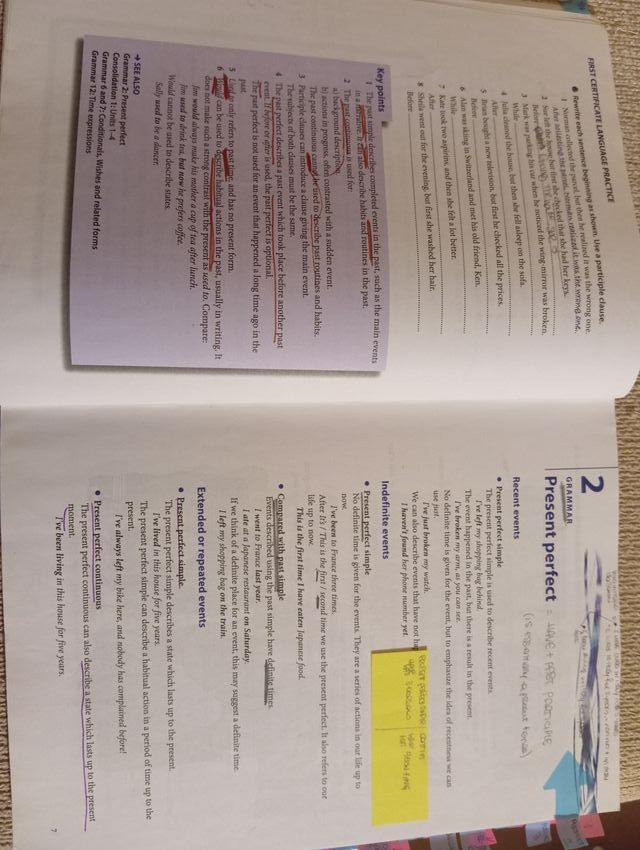 English grammar and vocabulary