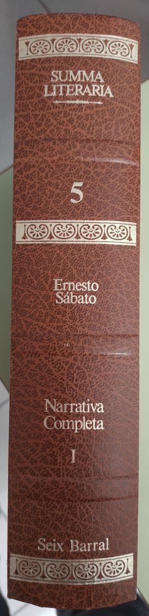 Libro "Obras Completas" Ernesto Sábato.