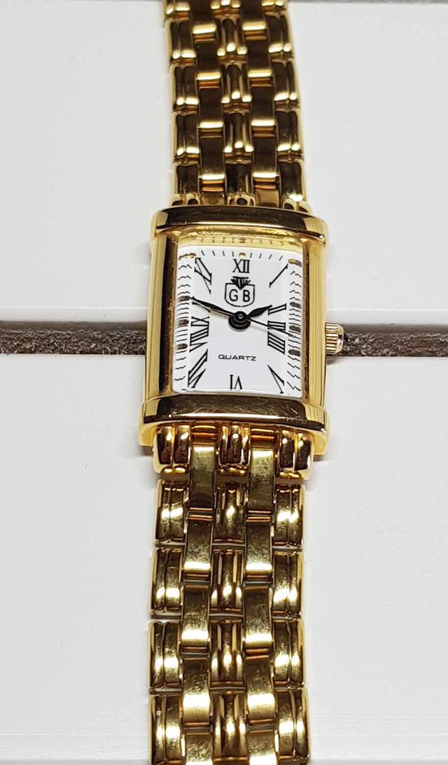 1047-Reloj G B -miyota- Vintage,NOS (New Old Stock