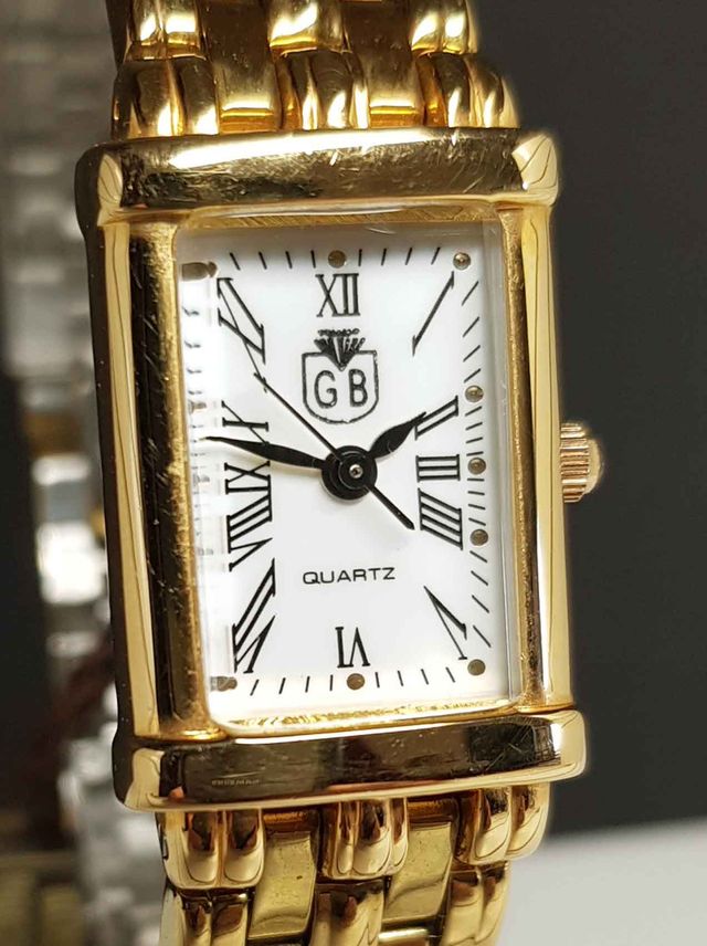 1047-Reloj G B -miyota- Vintage,NOS (New Old Stock