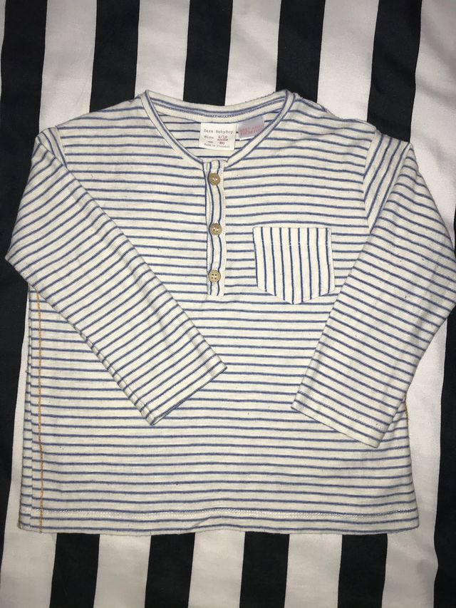 Camiseta Zara Talla 9/12 meses
