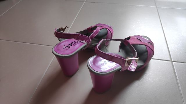 Zapatos pitillos Rosa buganvilla