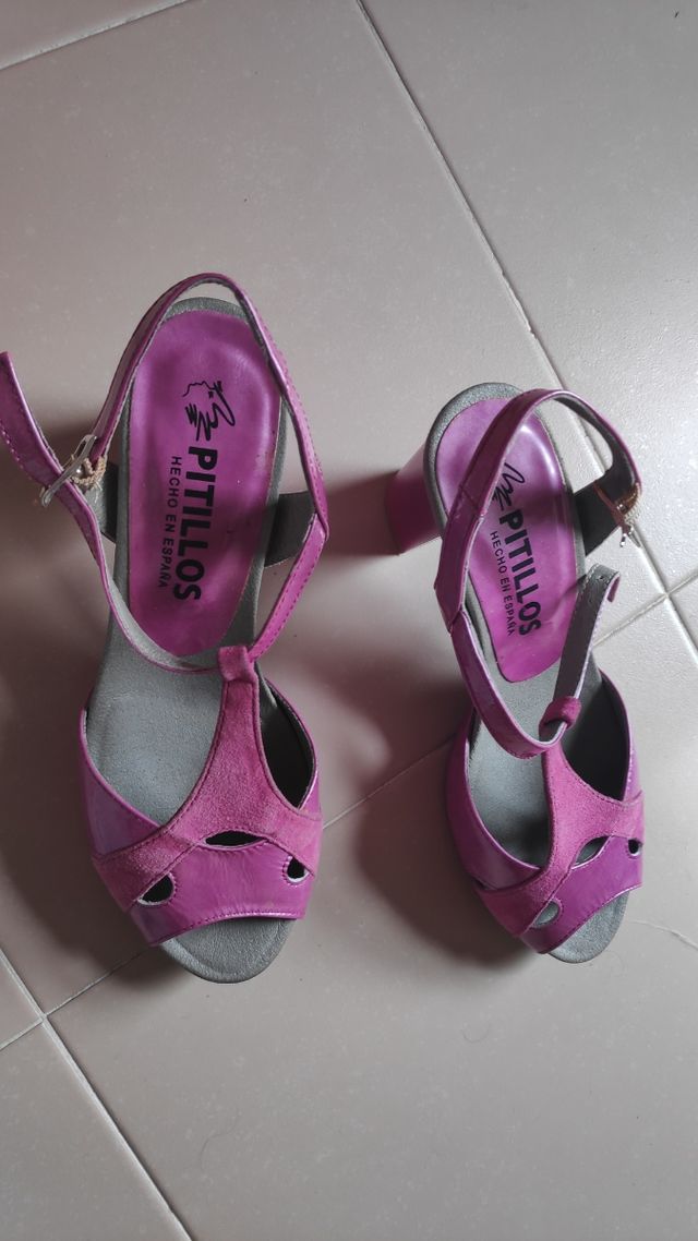 Zapatos pitillos Rosa buganvilla