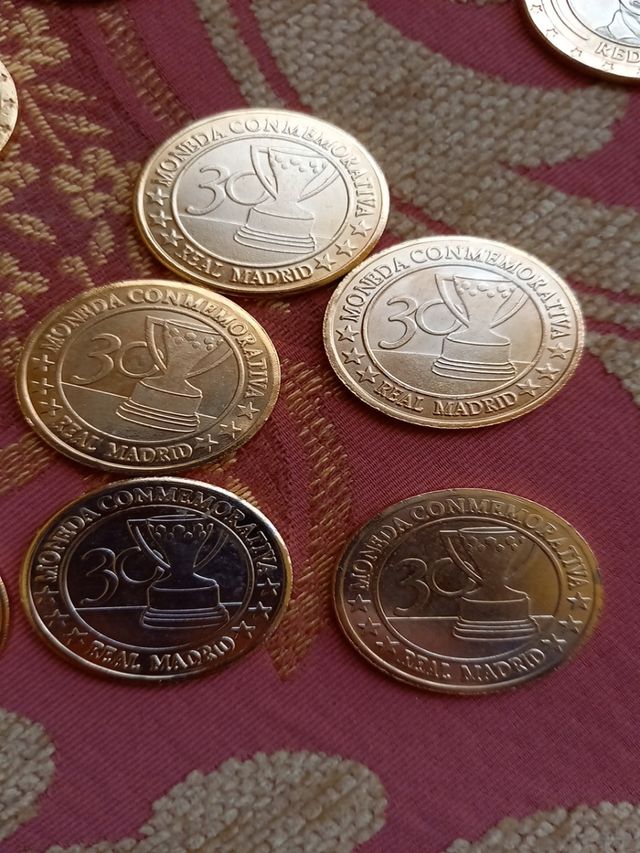 Monedas conmemorativas Real Madrid