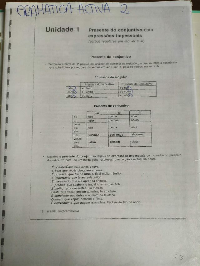 gramática portuguesa