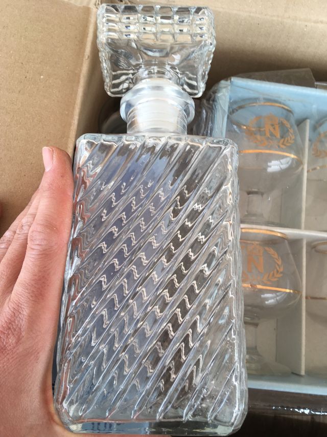 Posavasos, bandeja, tazas, vasos