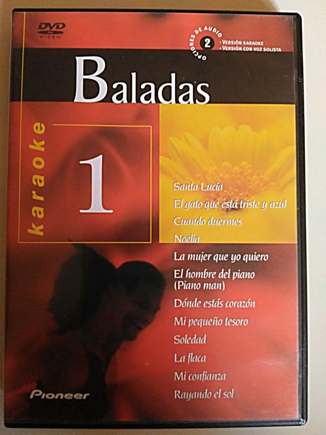 DVD KARAOKE PIONNER Nº 1 BALADAS