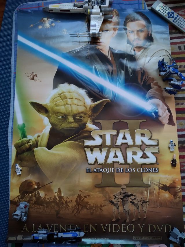 Póster Star wars II, el Ataque de los Clones