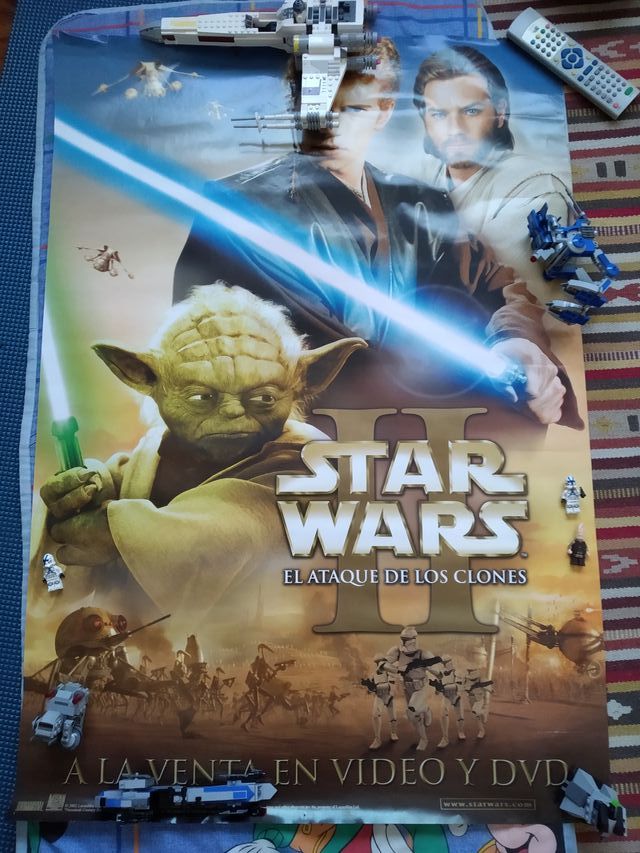Póster Star wars II, el Ataque de los Clones