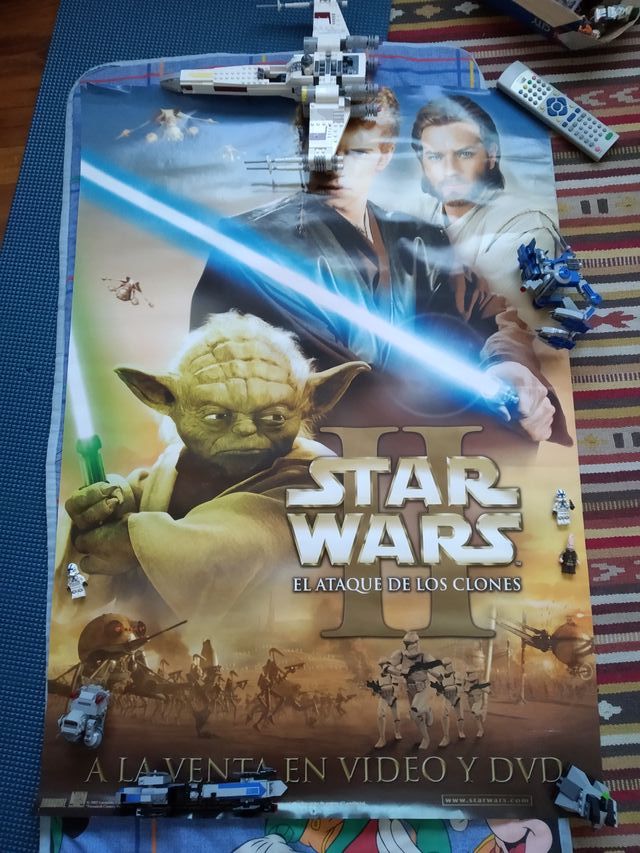 Póster Star wars II, el Ataque de los Clones