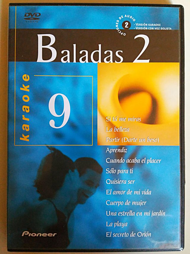 DVD KARAOKE PIONNER Nº 9 BALADAS 2