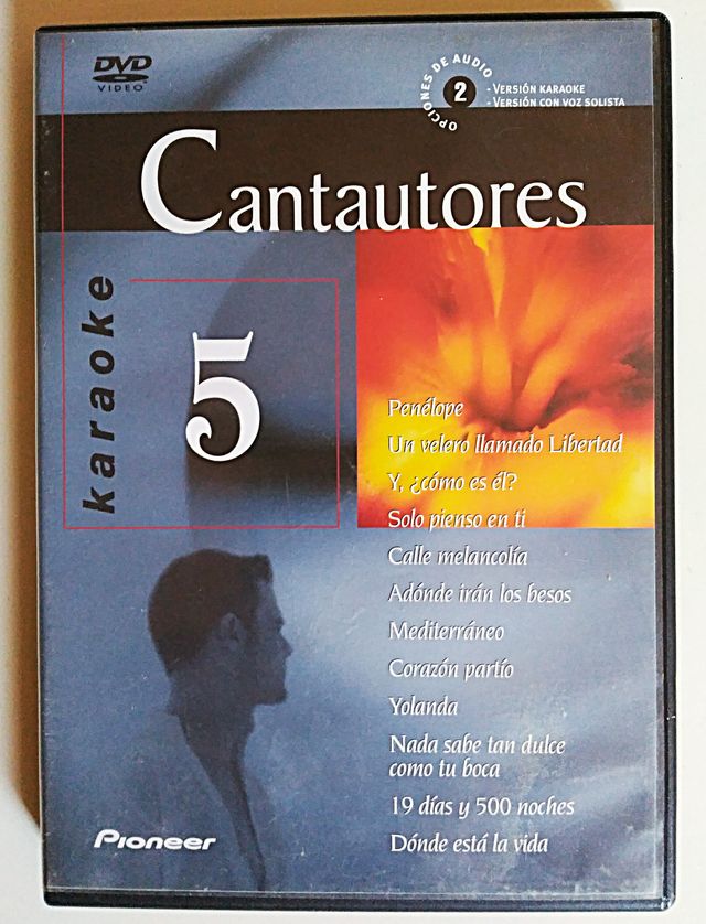 DVD KARAOKE PIONNER N 5 CANTAUTORES