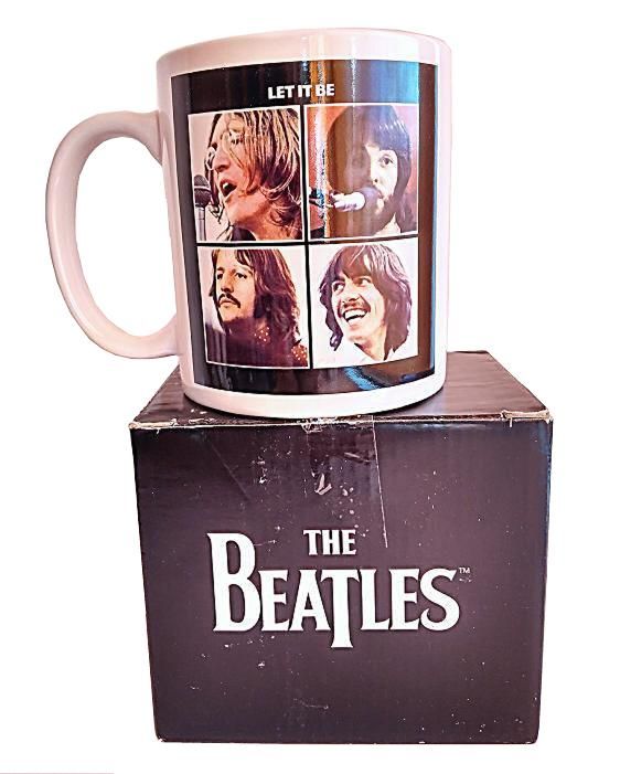 TAZA BEATLES PLEASE LET IT BE