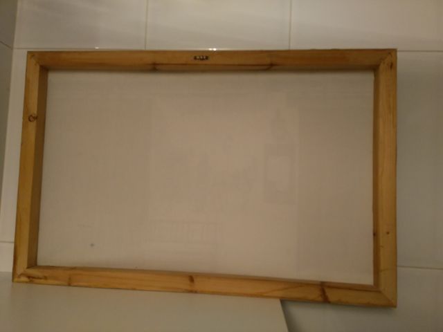 Lienzo tela abstracto taberna en tonos azules