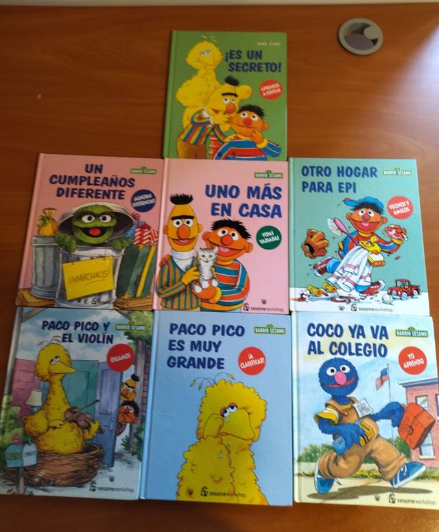 libros barrio sésamo