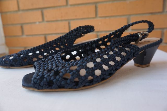 Sandalias / Zapatos de mujer azul marino