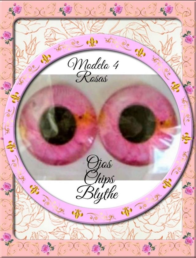 Modelos Ojos Chips Blythe Rosas