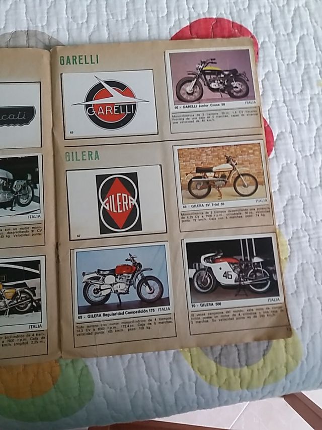 álbum de motos completo