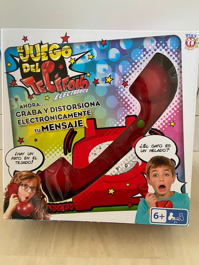 Juego del teléfono loco electrónico