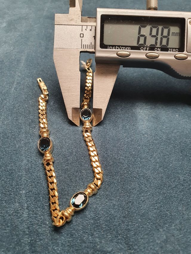 Pulsera chapada oro 18kl