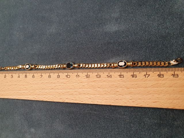 Pulsera chapada oro 18kl