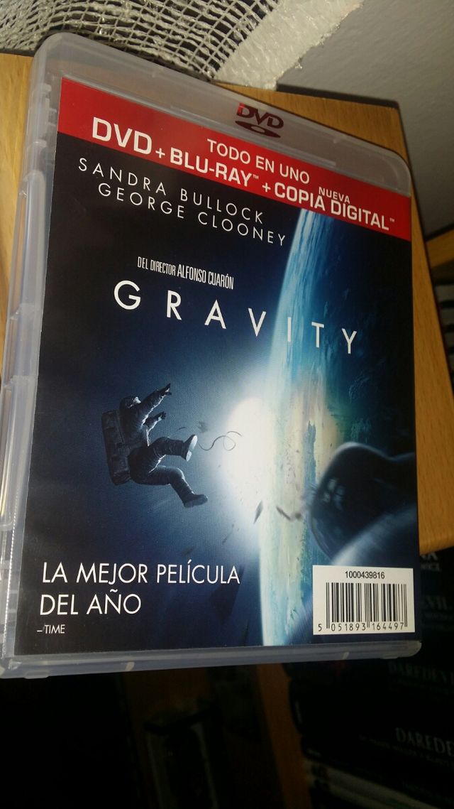 GRAVITY BLU-RAY + DVD