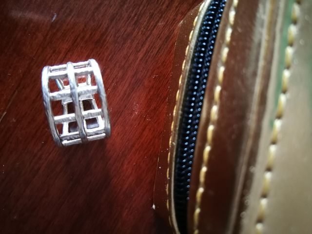 Anillo Tous Enrejado plata de ley.