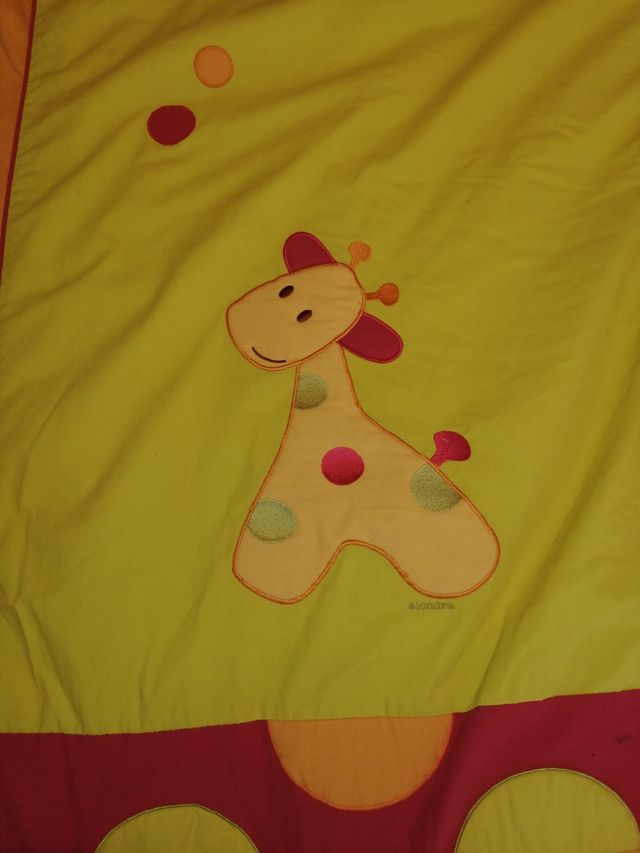 edredón cuna y chichonera