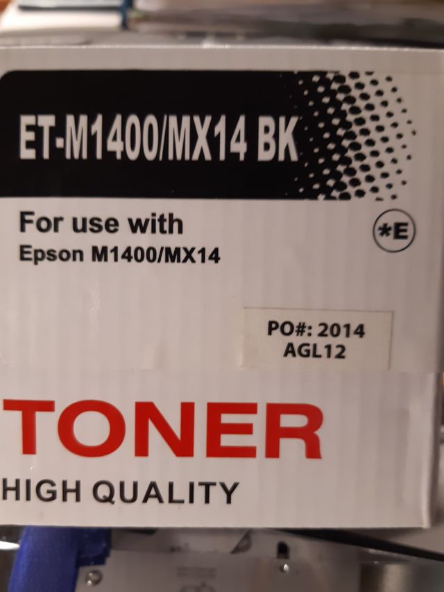 CARTUCHO TÓNER NEGRO COMPLATIBLE EPSON M1400
