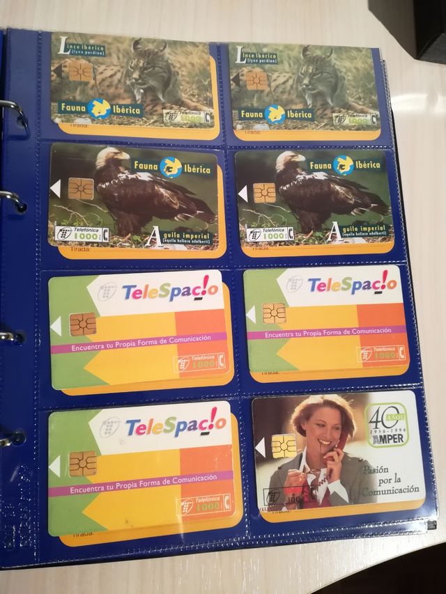 TARJETAS TELEFÓNICAS 