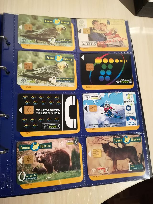 TARJETAS TELEFÓNICAS 